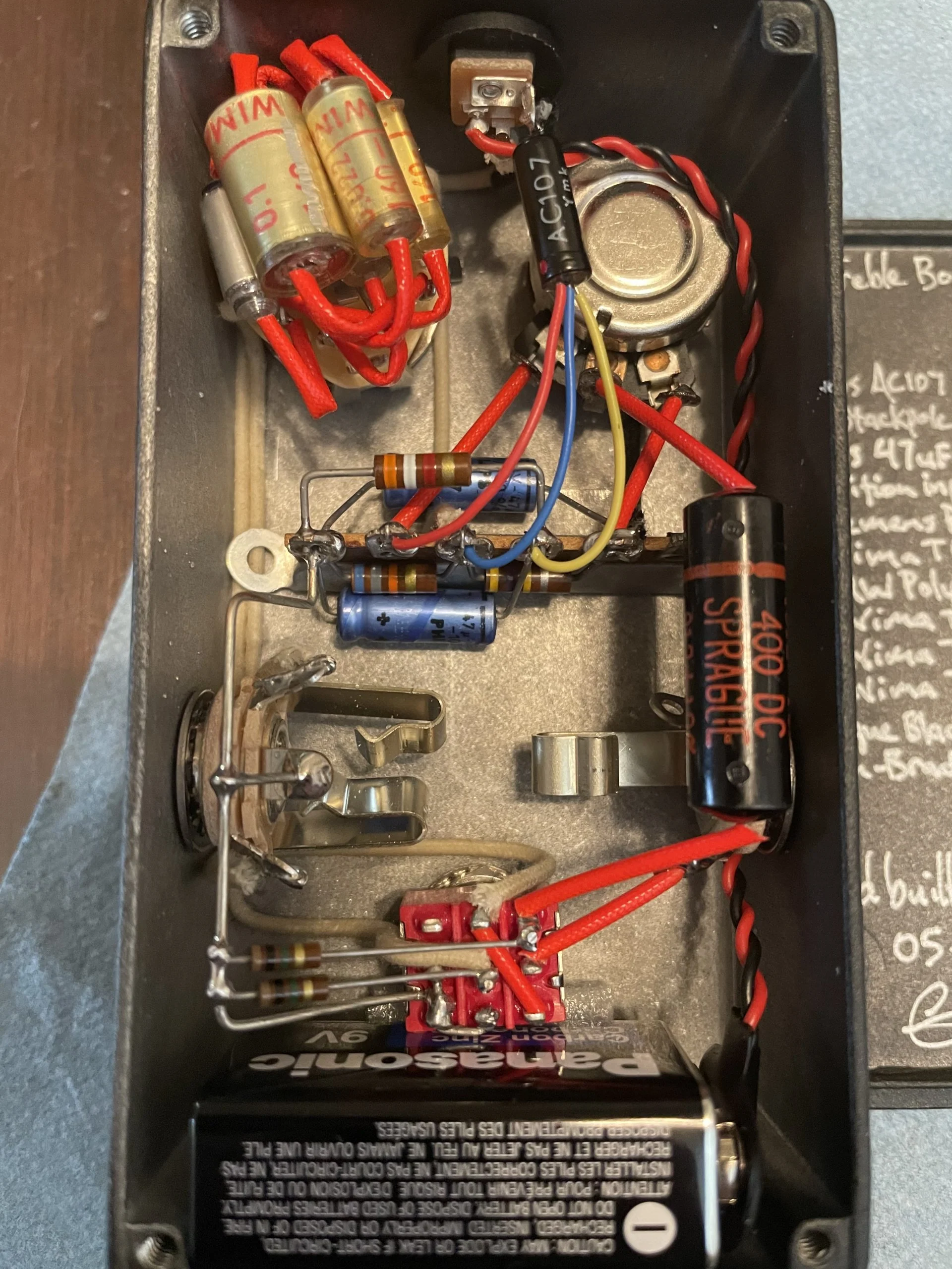 R2R Electric 2 Knob Treble Booster - AC107 #857 - Image 6