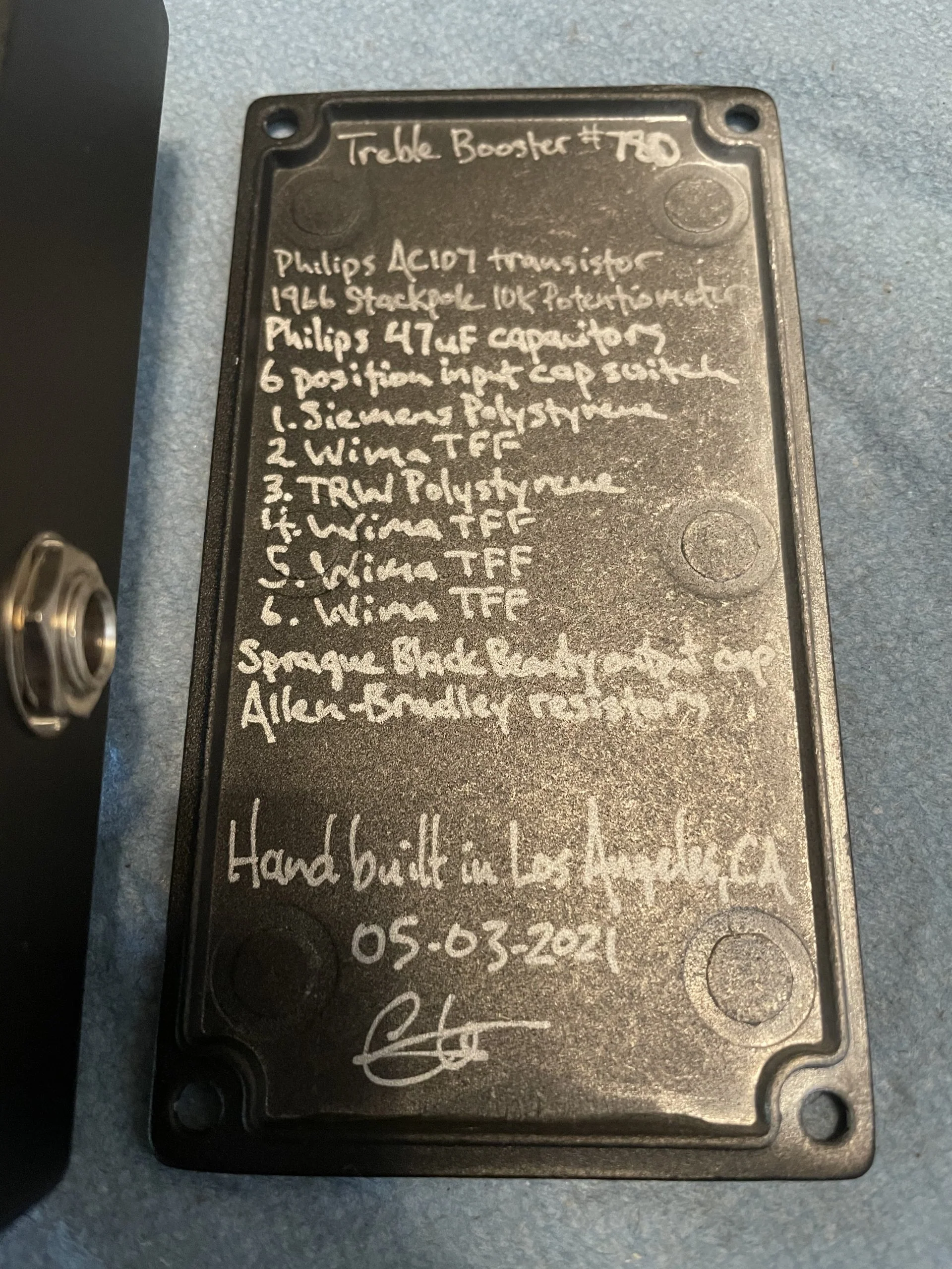 R2R Electric 2 Knob Treble Booster - AC107 #857 - Image 7