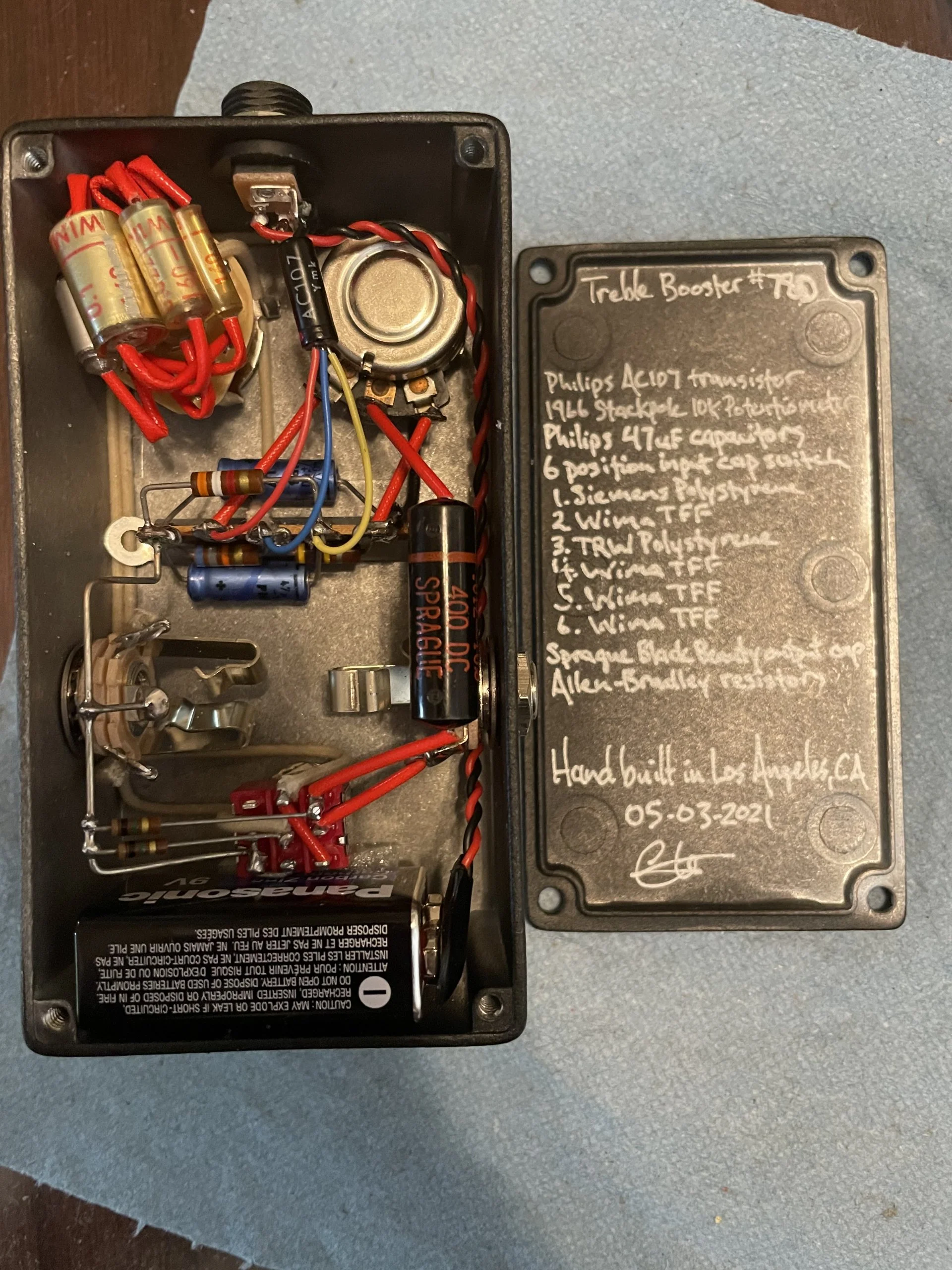 R2R Electric 2 Knob Treble Booster - AC107 #857 - Image 8