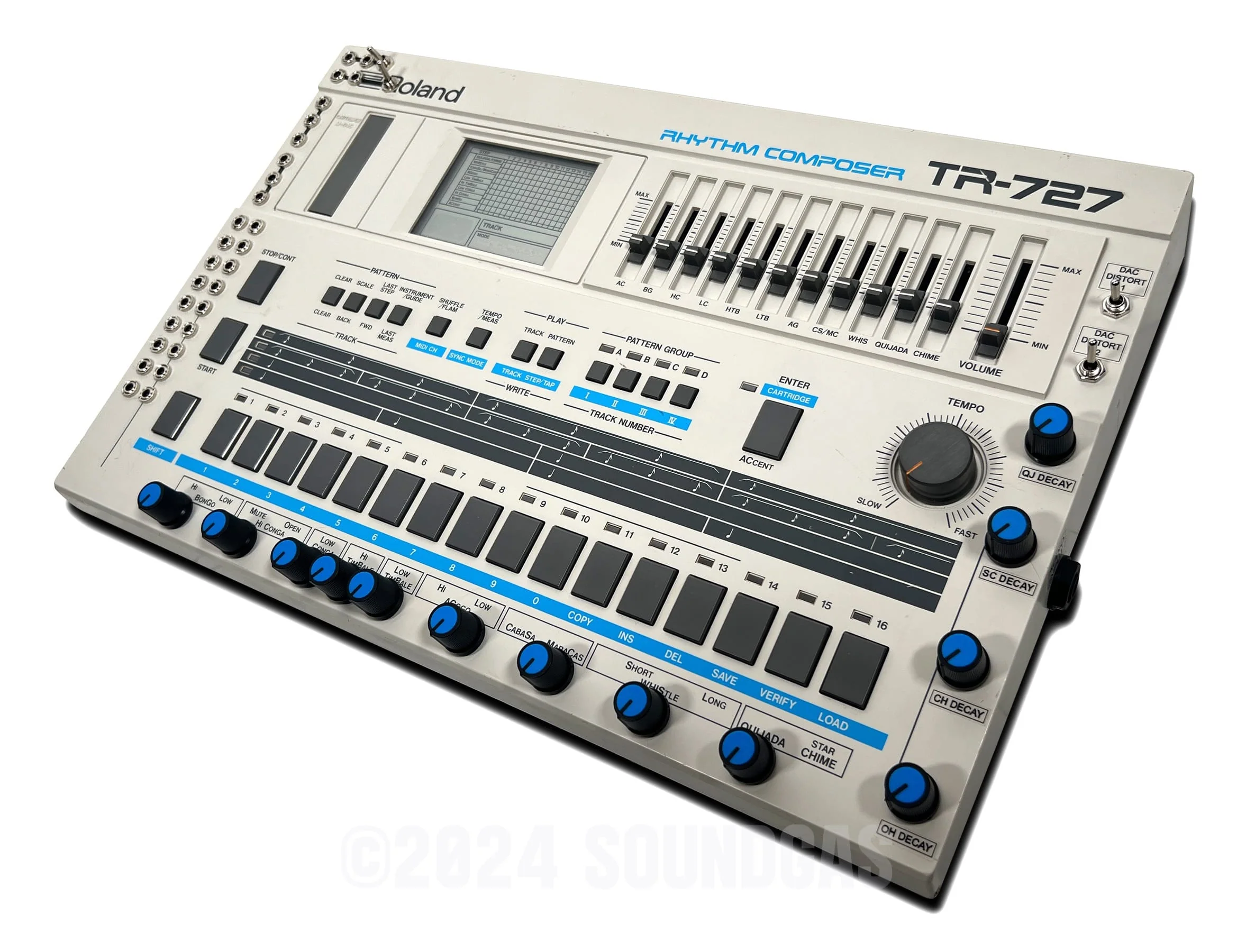 Roland TR-727 Circuitbent + Expanded (707 808 909, 4 Soundgas Banks) - Image 3