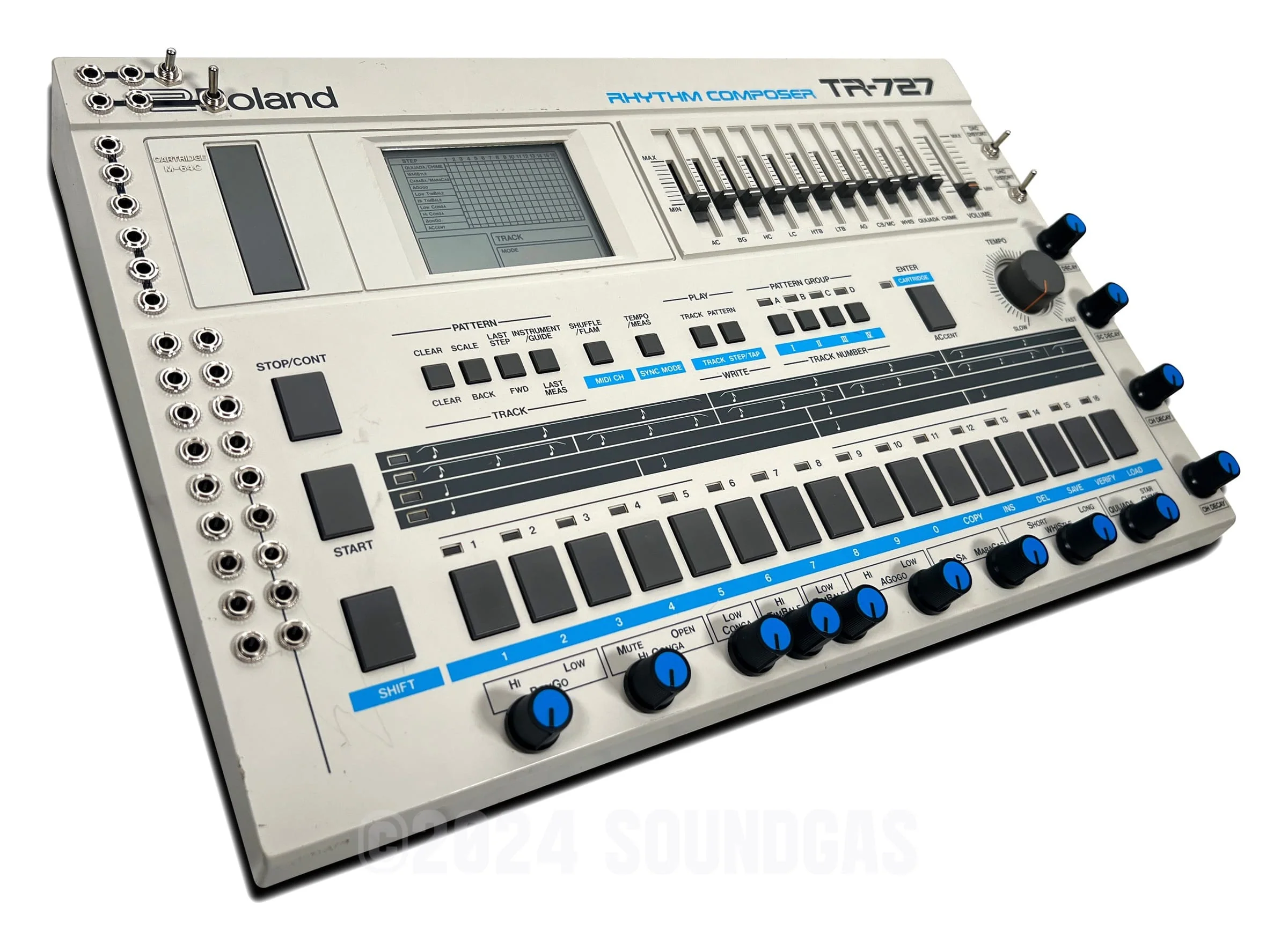 Roland TR-727 Circuitbent + Expanded (707 808 909, 4 Soundgas Banks) - Image 4