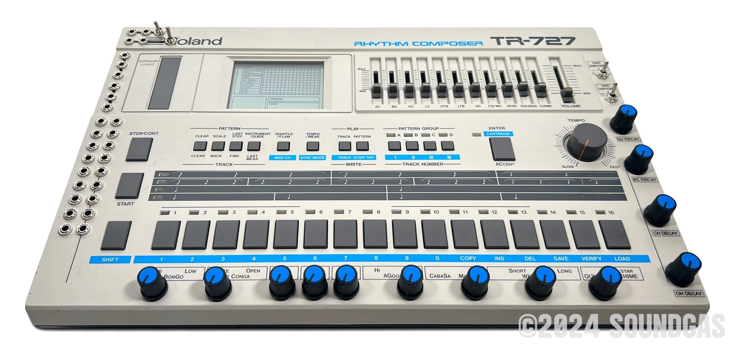 Roland TR-727 Circuitbent + Expanded (707 808 909, 4 Soundgas Banks) - Image 7
