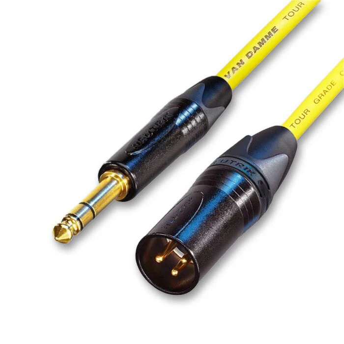 Van Damme Classic XKE Gold Male XLR to TRS Jack. Neutrik - Image 10
