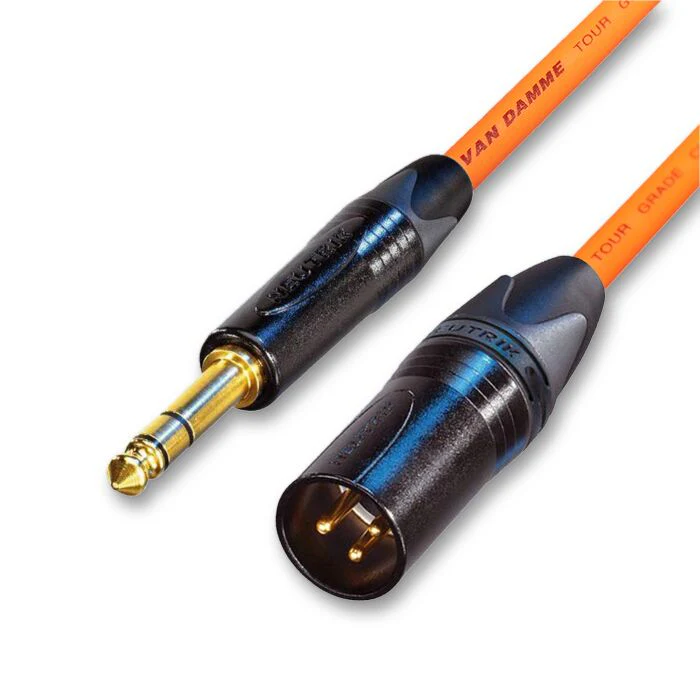 Van Damme Classic XKE Gold Male XLR to TRS Jack. Neutrik - Image 6