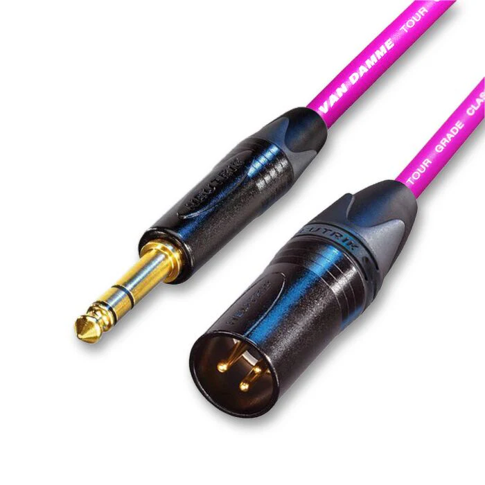 Van Damme Classic XKE Gold Male XLR to TRS Jack. Neutrik - Image 7