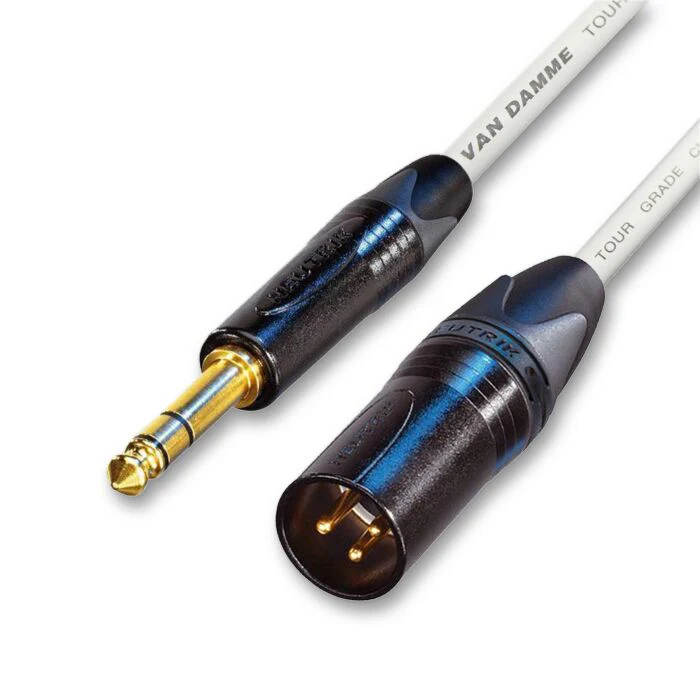 Van Damme Classic XKE Gold Male XLR to TRS Jack. Neutrik - Image 9